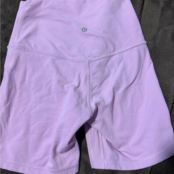 Lululemon Athletica Light Pink Bike Shorts - Picture 2 of 3